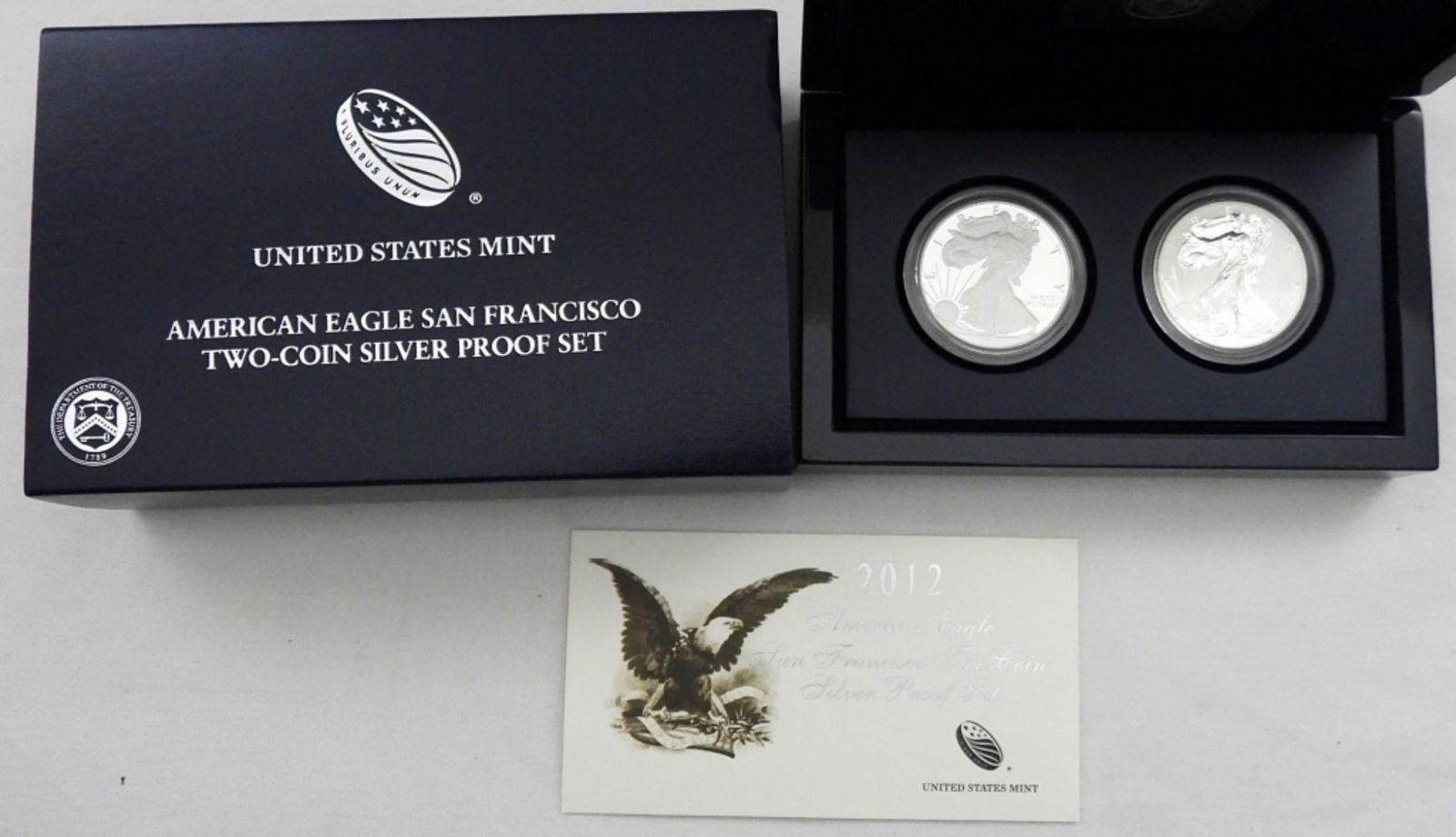 2012 ASE SAN FRANCISCO 2-COIN PROOF SET (1 of 3)