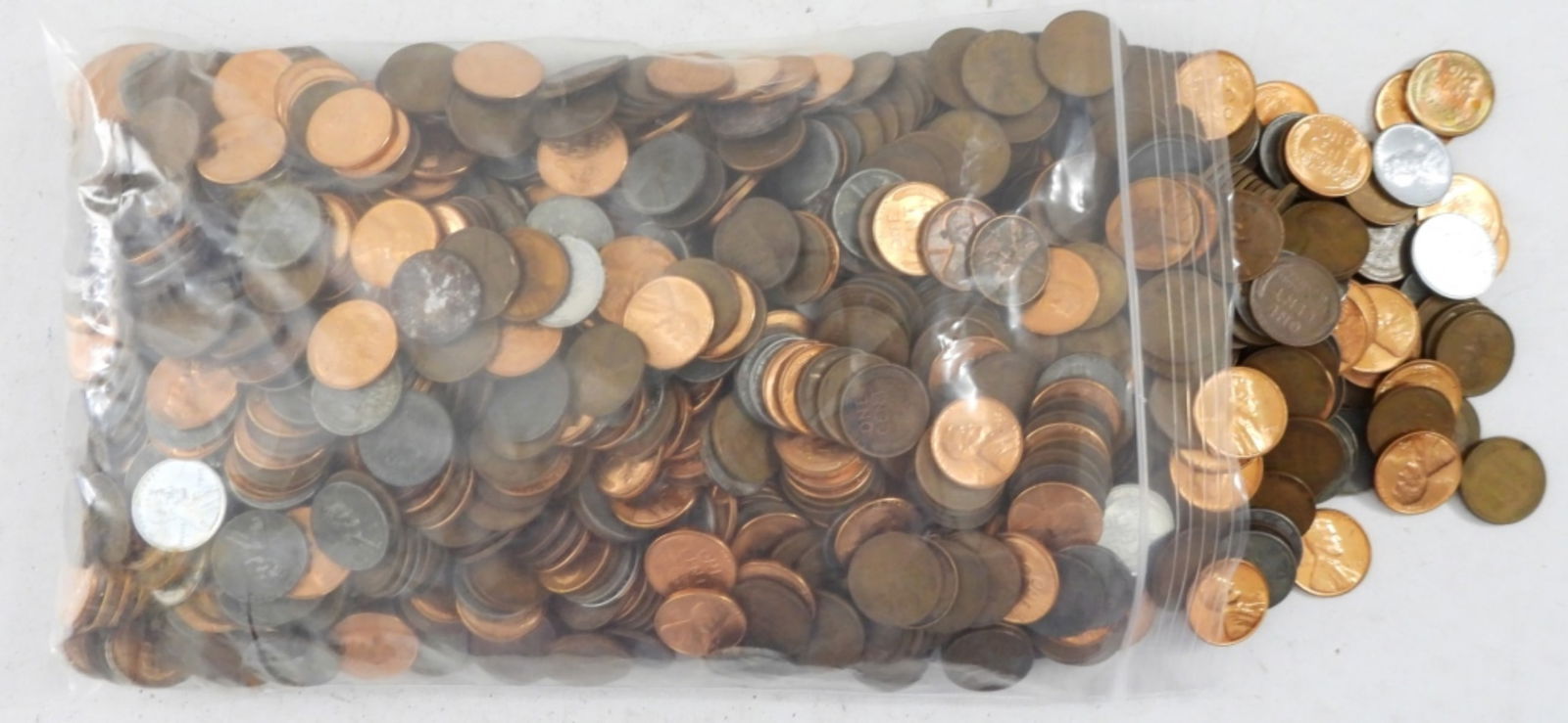 1000 MIXED DATE WHEAT CENTS (1 of 2)