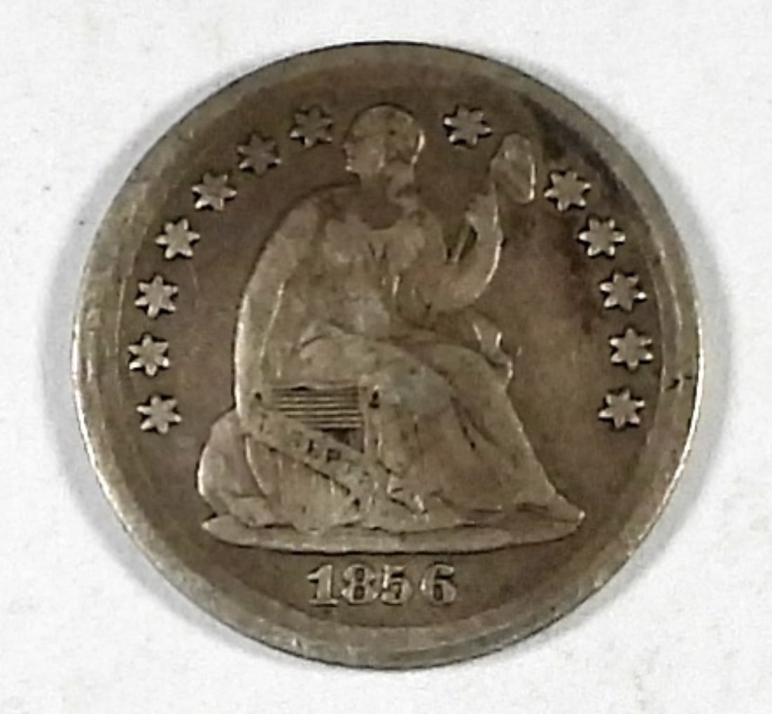 1856 SEATED HALF DIME (1 of 2)