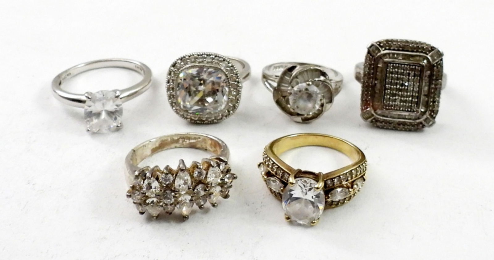STERLING BRIDAL STYLE RINGS (1 of 3)