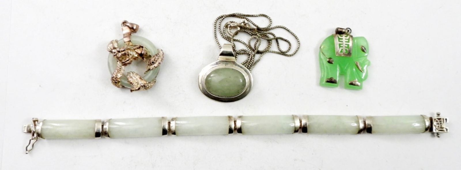 JADE & STERLING SET (1 of 2)