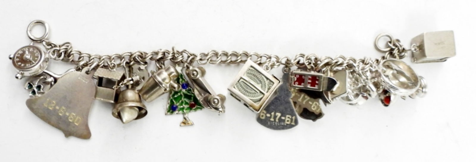 VINTAGE 925 CHARM BRACELET (1 of 2)