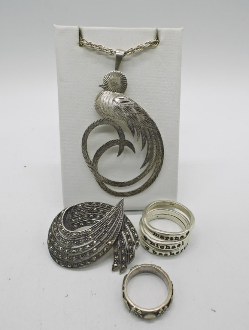 GUATAMALA QUESTZAQL NECKLACE 925 (1 of 3)