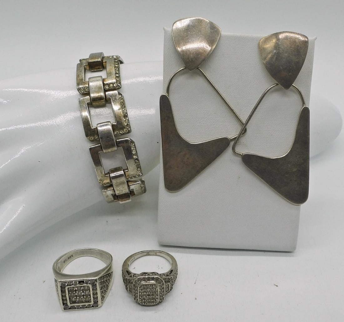 MEXICO 925 VINTAGE EARRINGS & MORE (1 of 4)