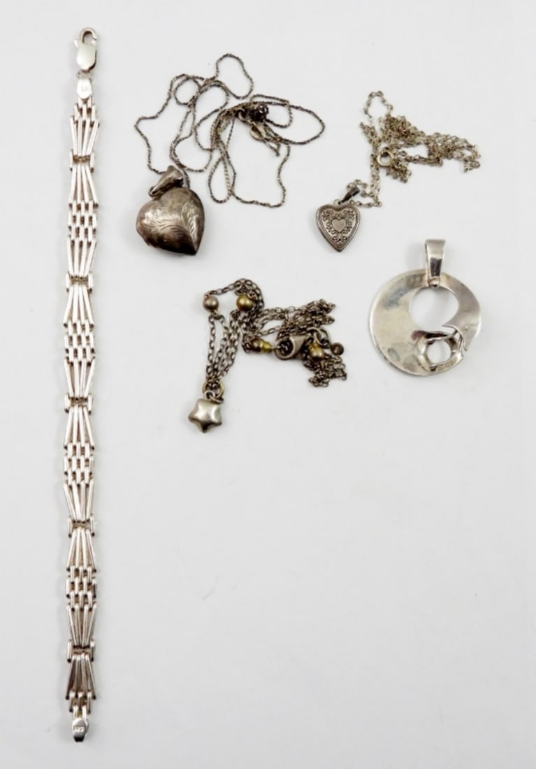 VINTAGE STERLING NECKLACES & MORE (1 of 3)