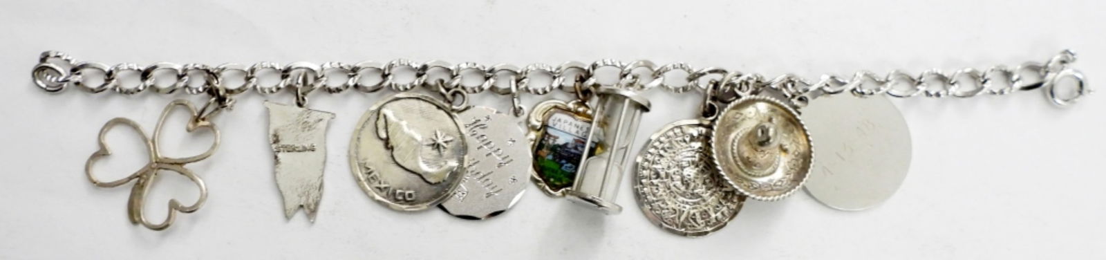 FUN STERLING CHARM BRACELET (1 of 2)