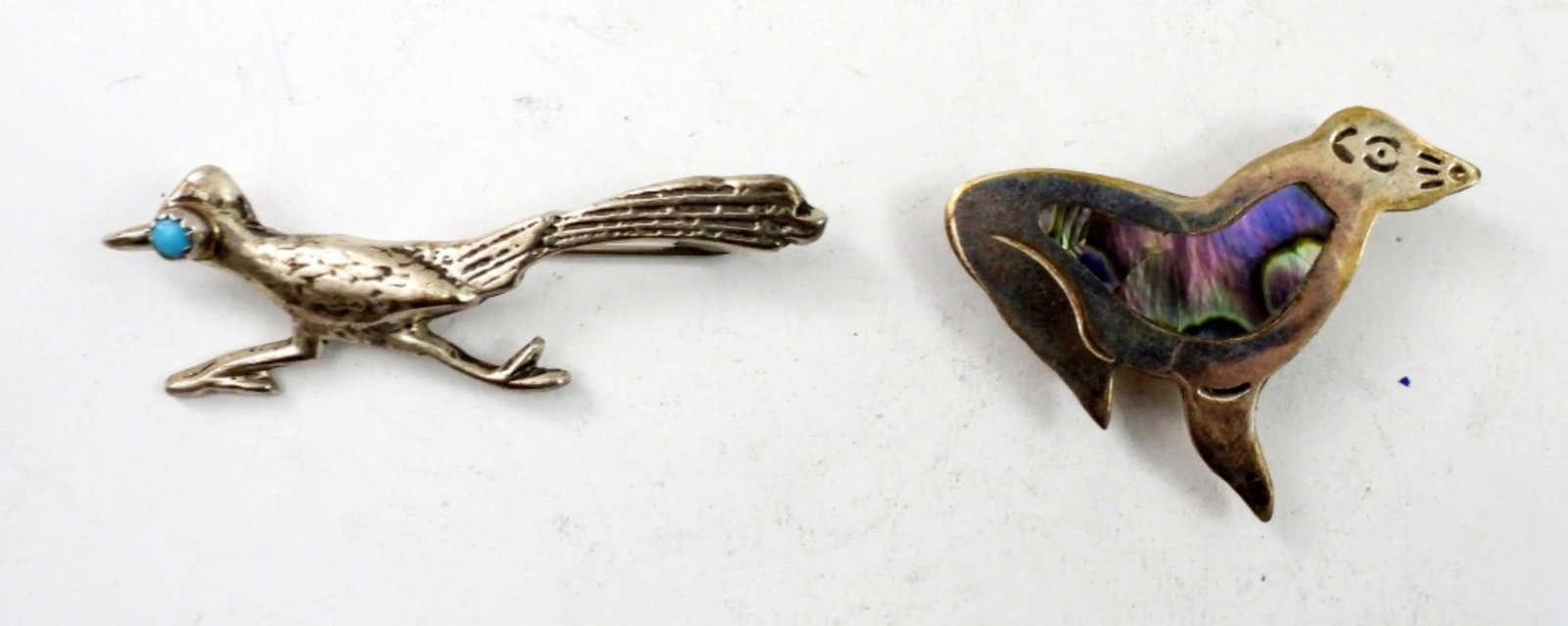 ROADRUNNER 925 PIN & ABALONE SEAL 925: PIN/PENDANT (8 DWT)