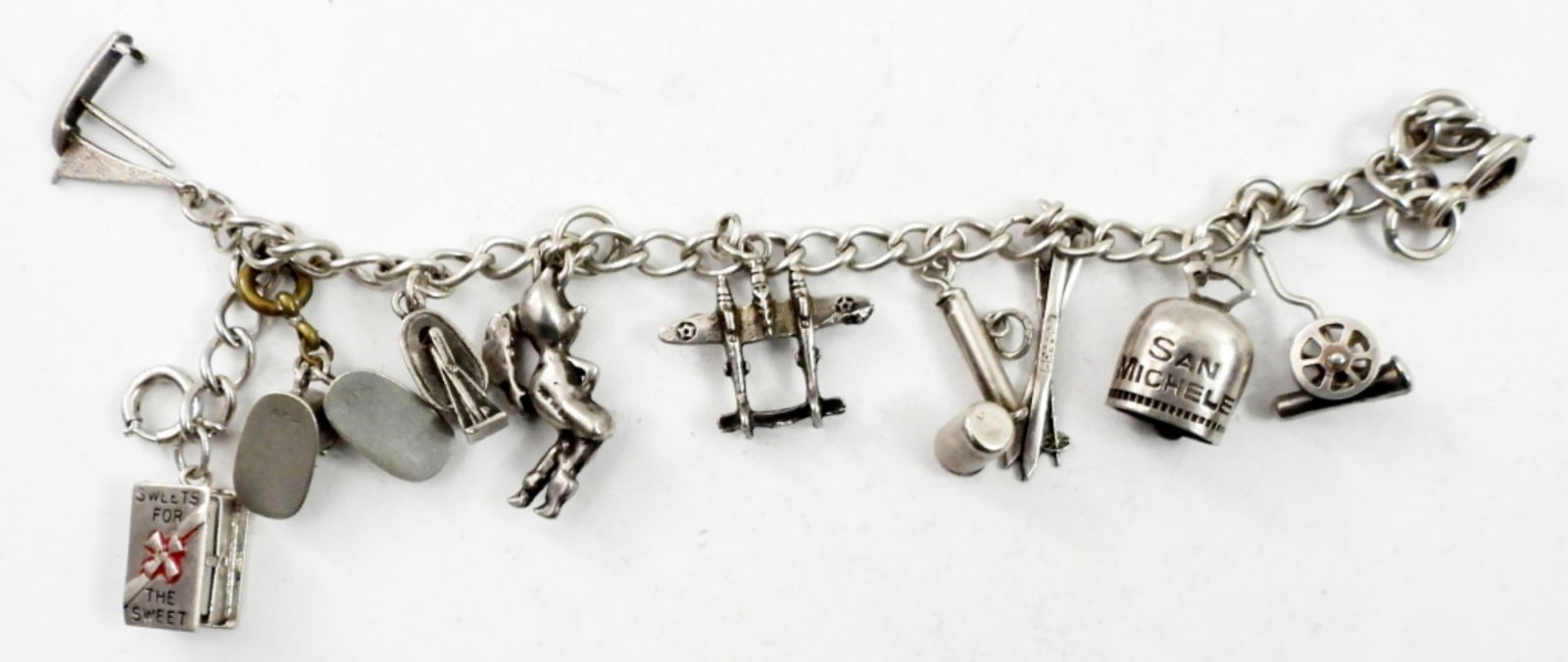 STERLING 7 IN CHARM BRACELET (1 of 2)