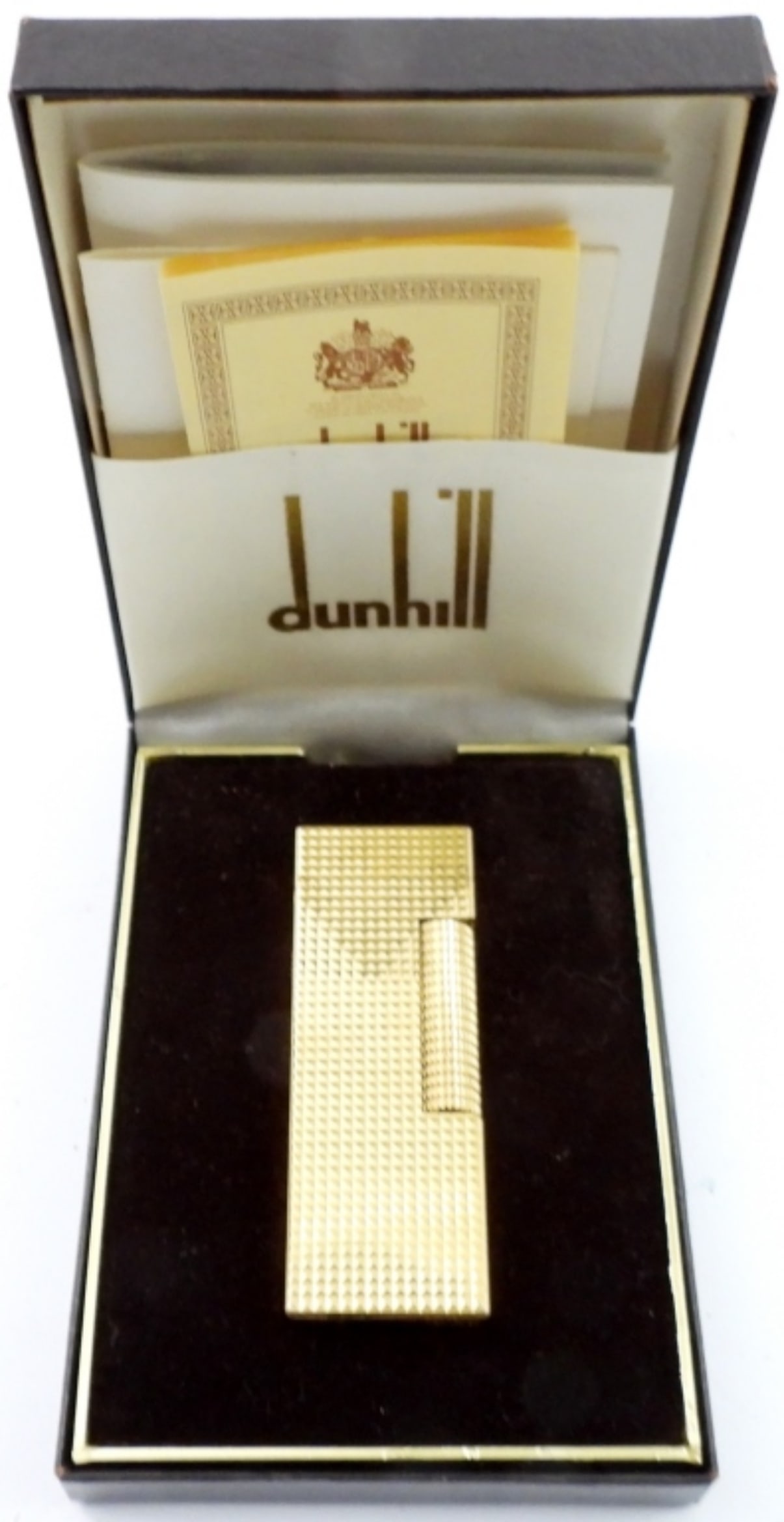 DUNHILL ROLLAGAS LIGHTER in CASE/PAPERS (1 of 5)