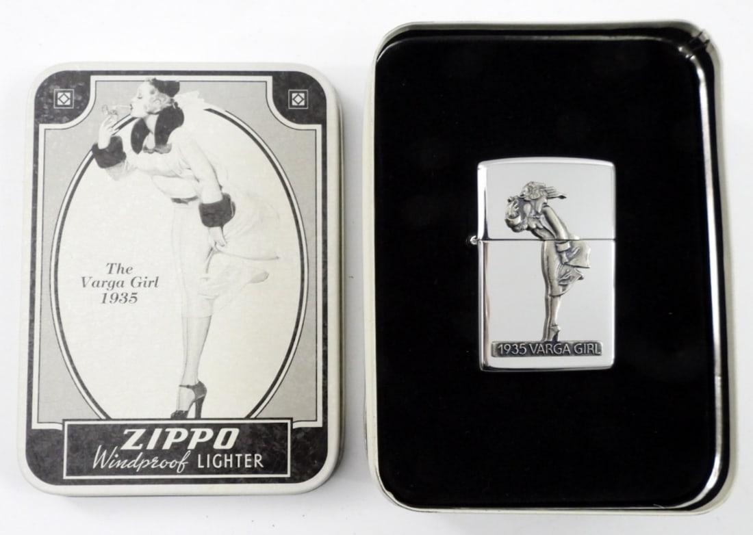 THE VARGA GIRL 1935 ZIPPO LIGHTER(SEALED) (1 of 4)