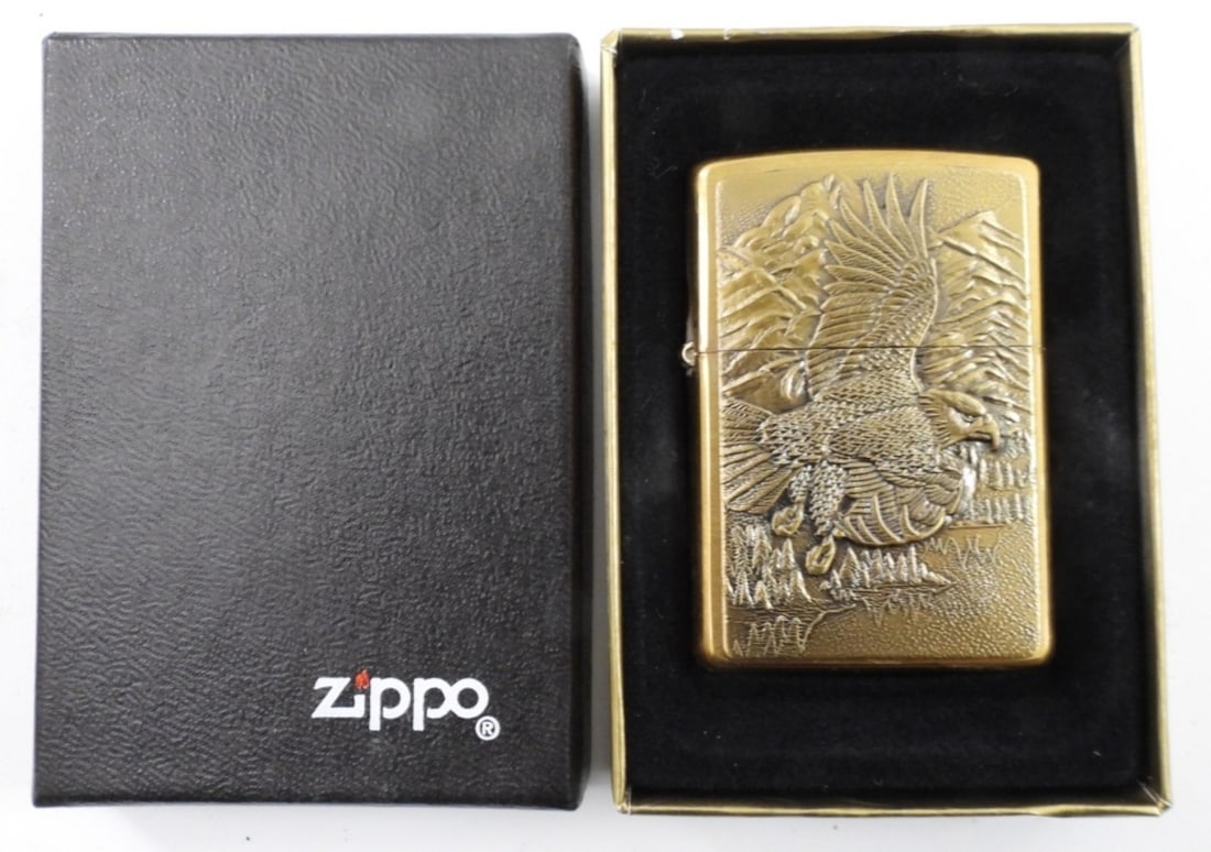 1998 SEALED BRASS EAGLE ZIPPPO (1 of 3)