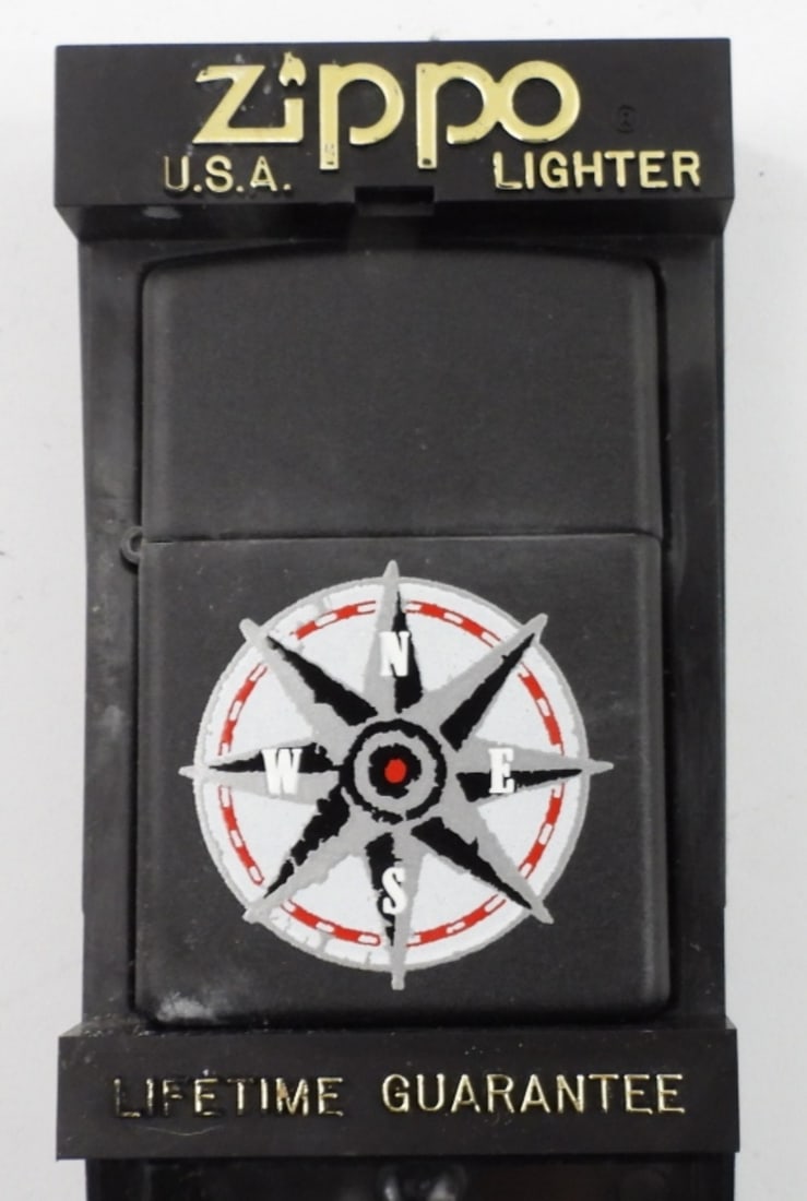 1998 SEALED BLACK COMPASS ZIPPO (1 of 3)