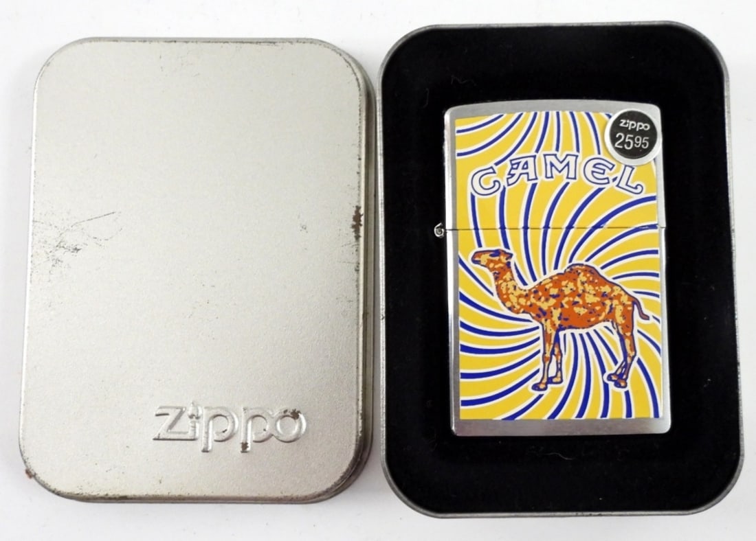 1999 SEALED CAMEL SWIRL DESIGN ZIPPO (1 of 3)