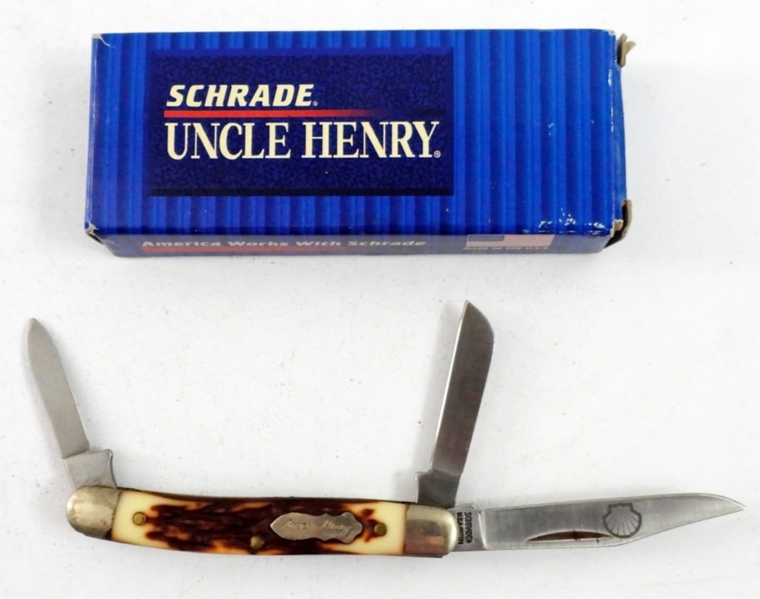 SCHRADE UNCLE HENRY POCKET KNIFE 807 UH (1 of 2)