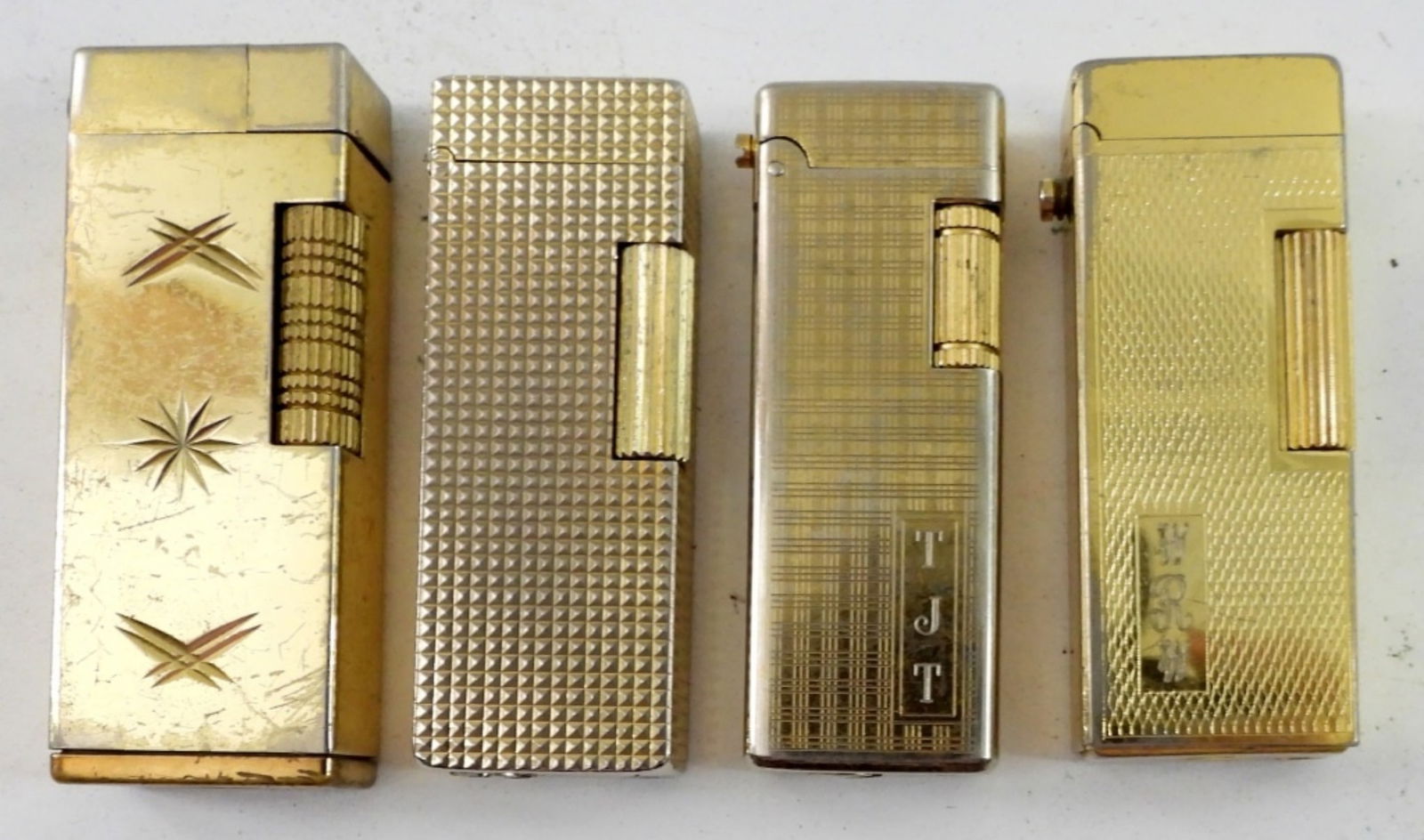 (4) GOLD TONE BUTANE LIGHTERS (1 of 3)
