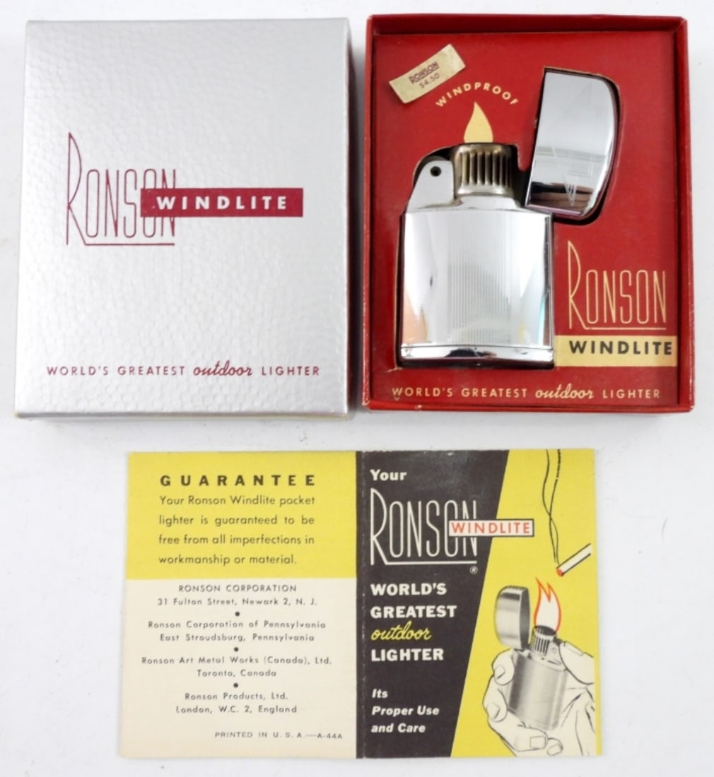 RONSON WINDLITE LIGHTER IN BOX (1 of 3)
