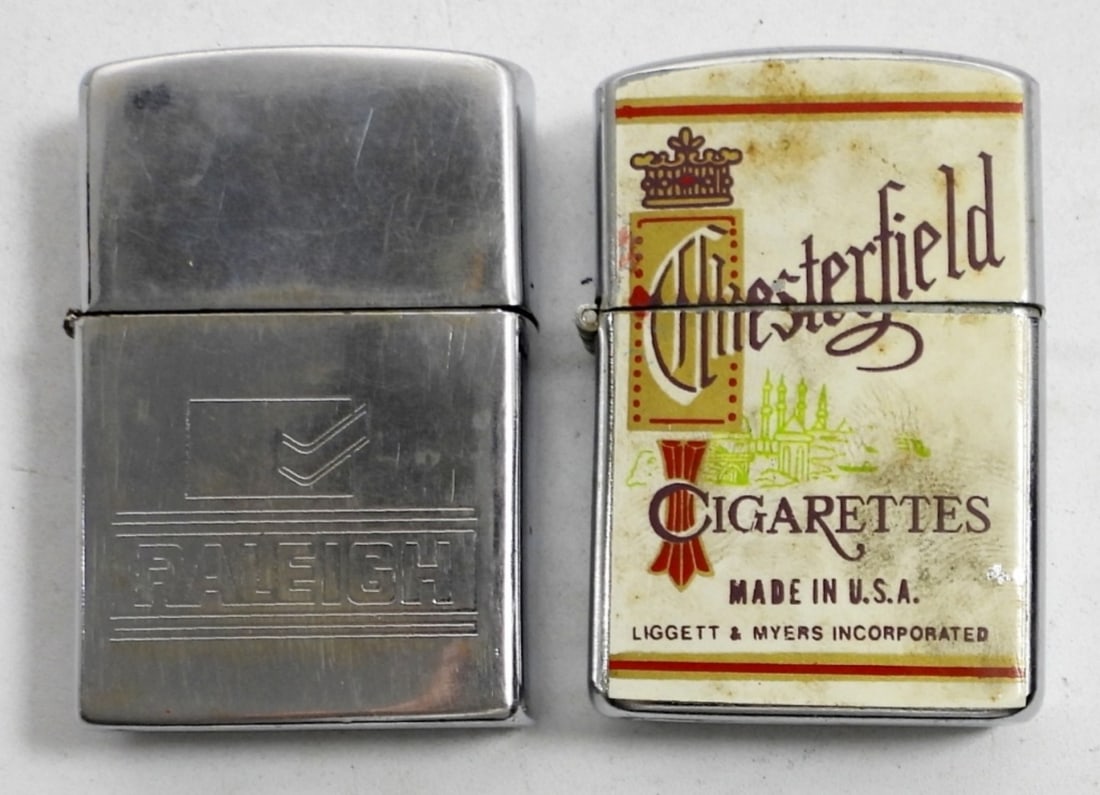 (2) VINTAGE ADVERTISING LIGHTERS (1 of 4)
