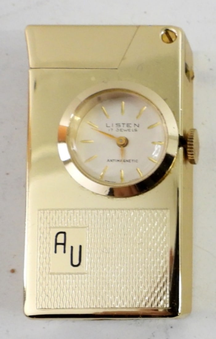 VINTAGE RIVO LIGHTER WITH CLOCK (1 of 4)