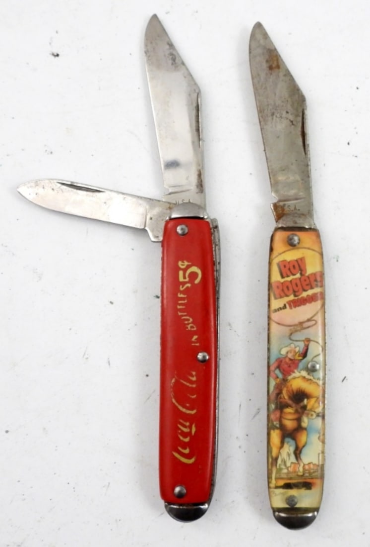 VTG COCA-COLA & ROY ROGERS KNIVES (1 of 2)