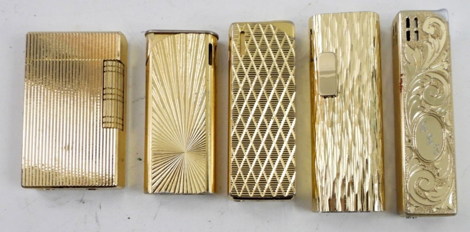 (5) GOLD TONE COLIBRI LIGHTER LOT (1 of 3)