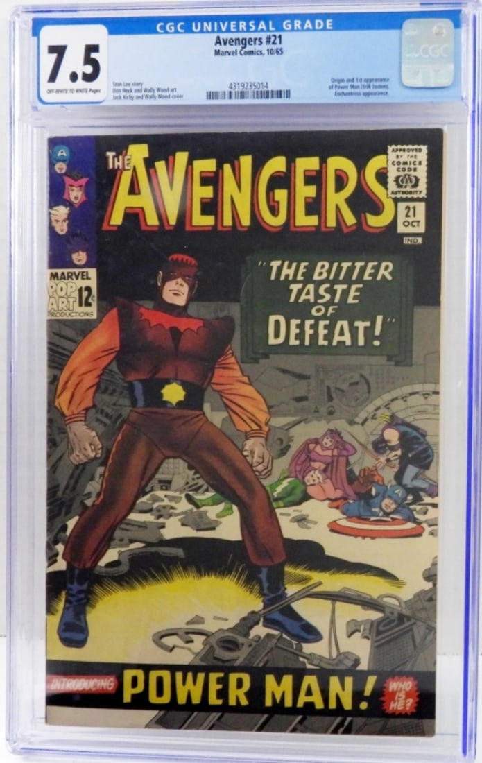 AVENGERS #21 MARVEL 10/65 CGC 7.5 (1 of 2)