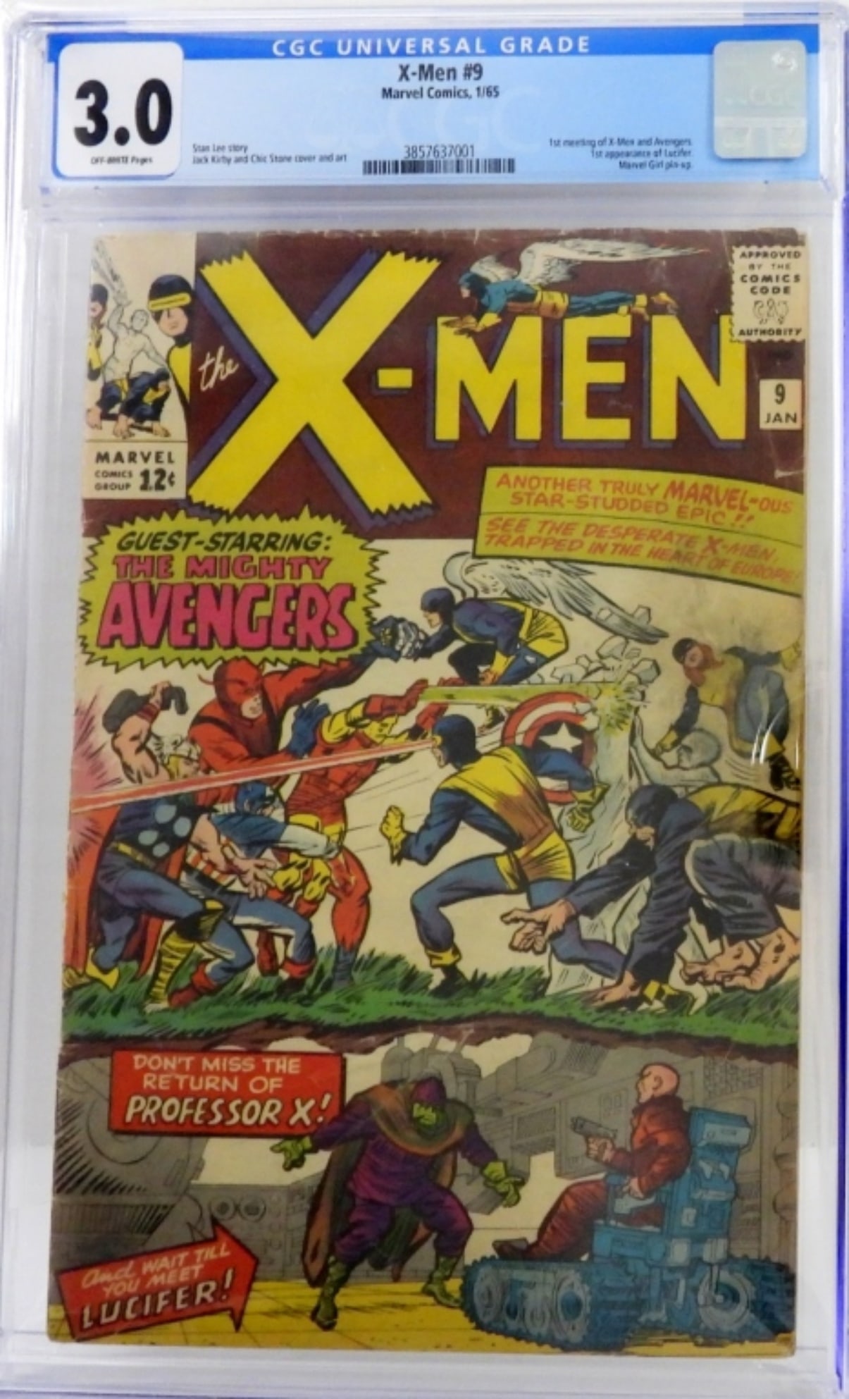 MARVEL X-MEN #9 GRADED 3.0 (1 of 2)