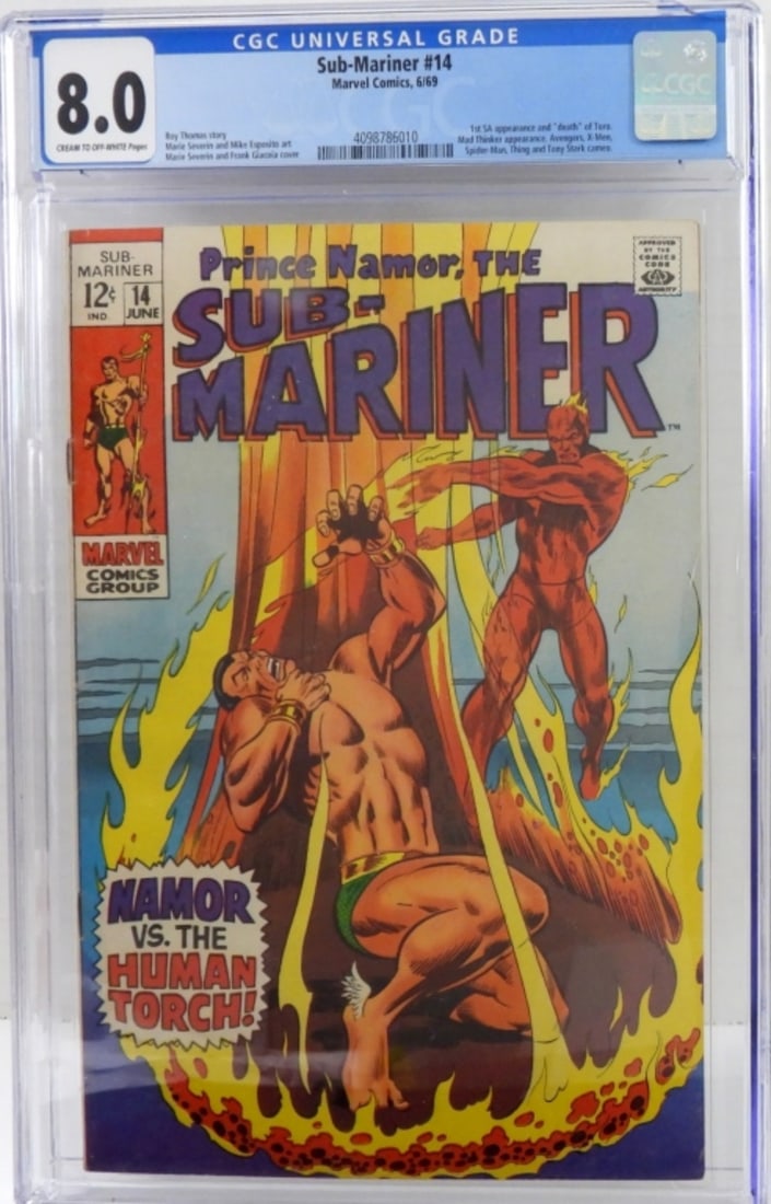 MARVEL SUB-MARINER #14 GRADED 8.0 (1 of 2)