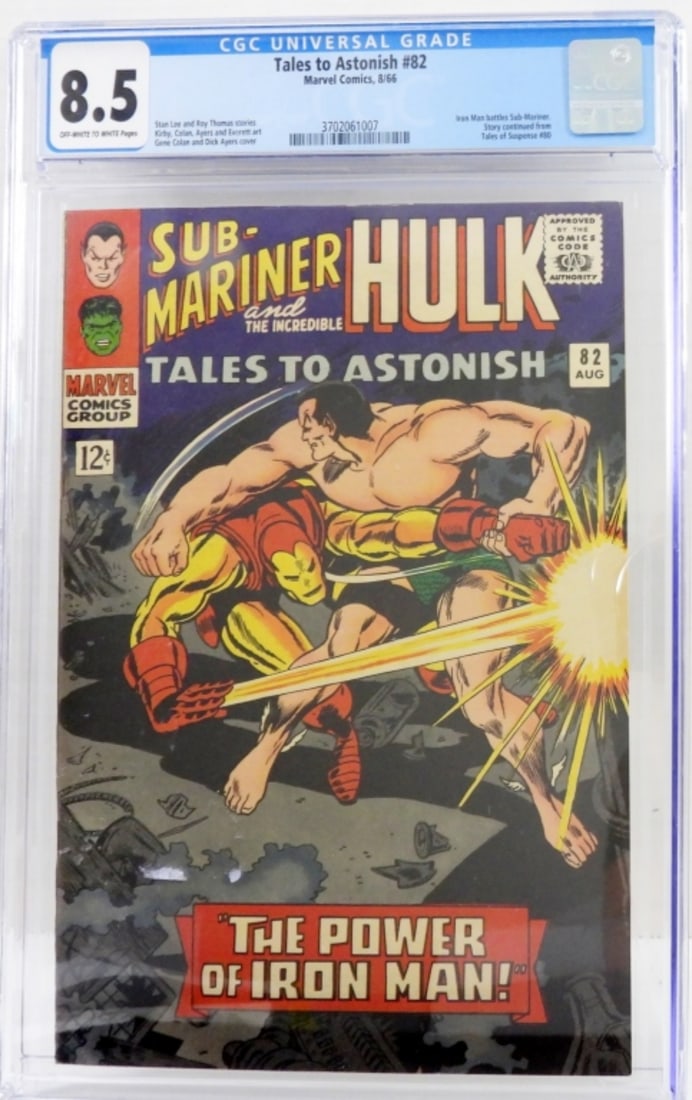 MARVEL SUB-MARINER/HULK #82 GRADED 8.5 (1 of 2)