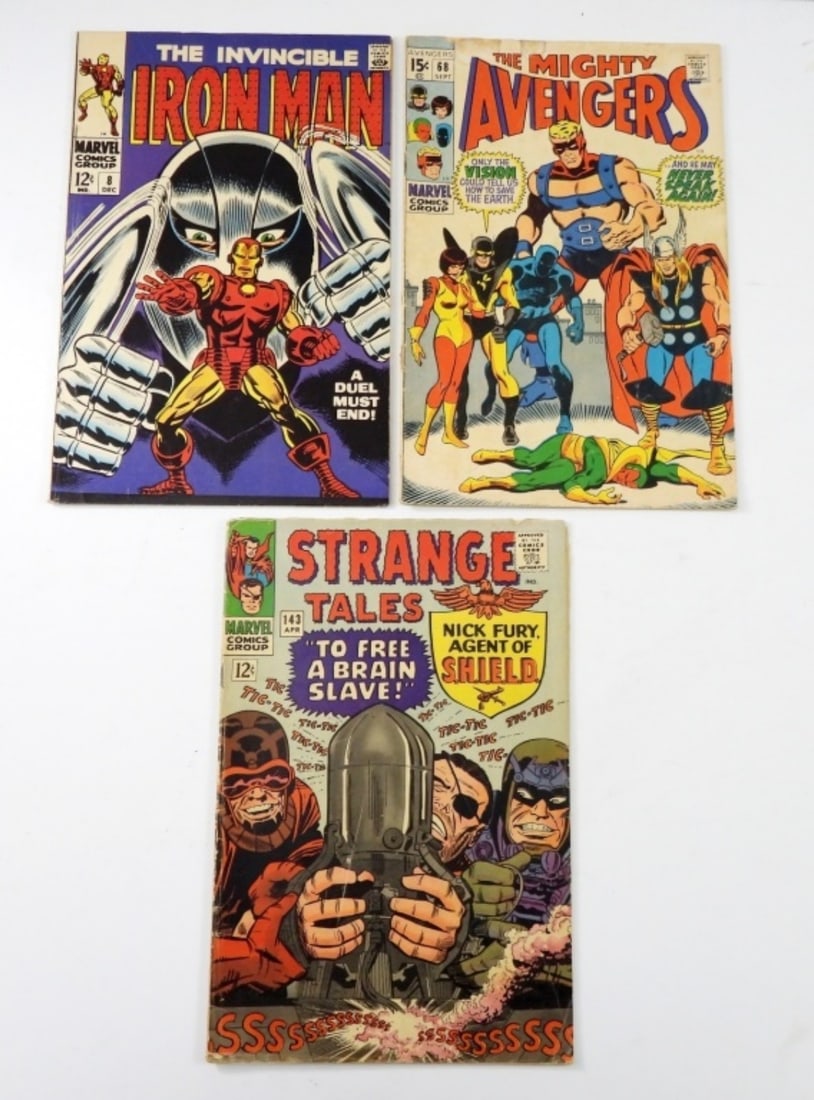 (3) MARVEL LATE 1960 COMICS (1 of 2)