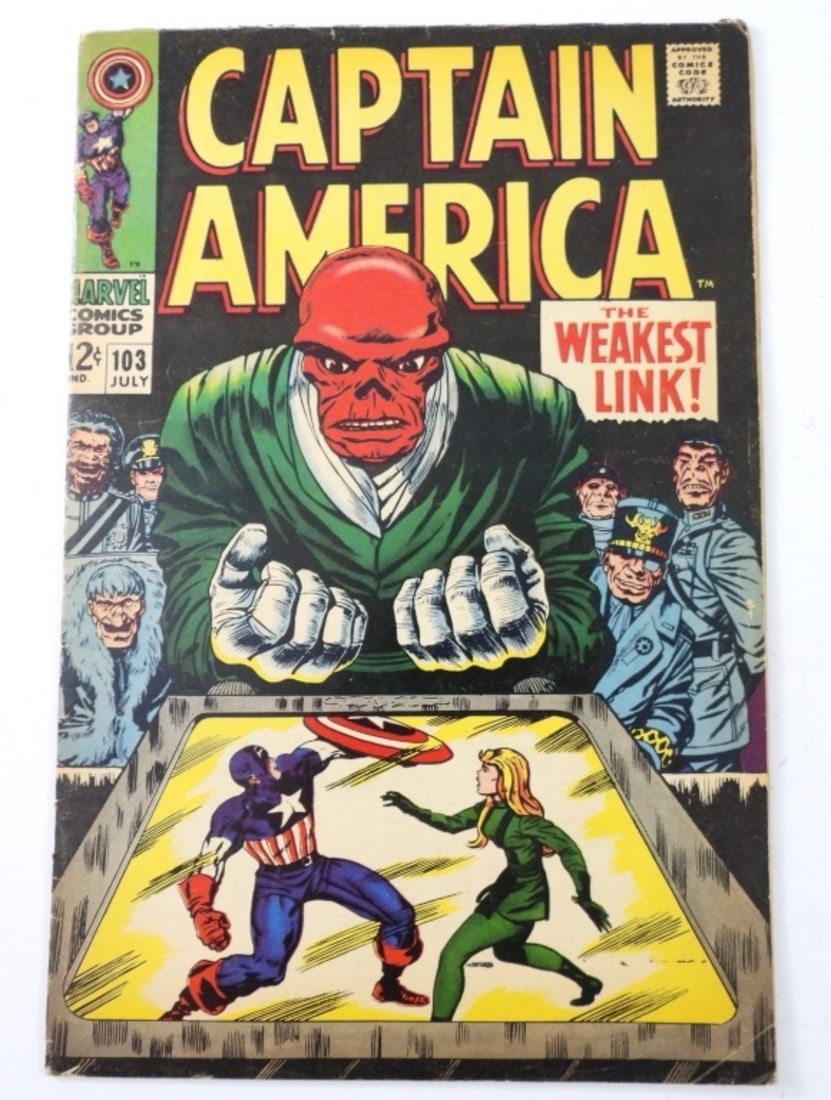1968 MARVEL #103 CAPTAIN AMERICA (1 of 3)