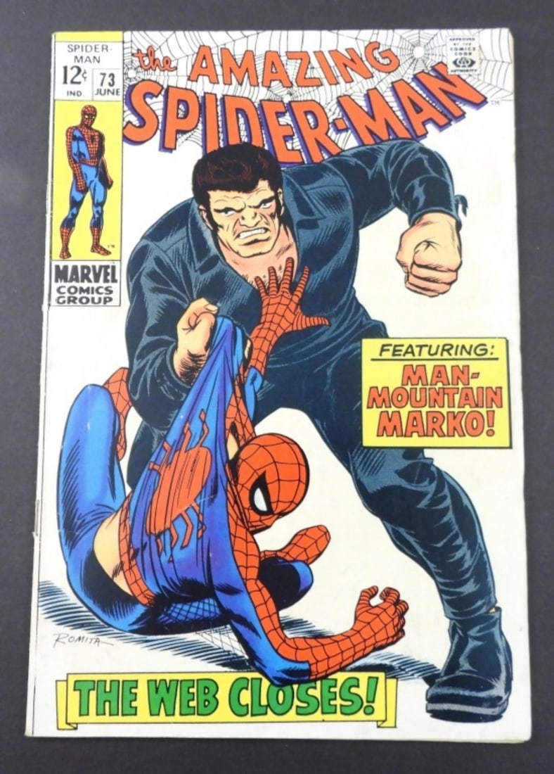 1969 MARVEL SPIDER-MAN #73 SEMI-KEY: NICE VG/FINE