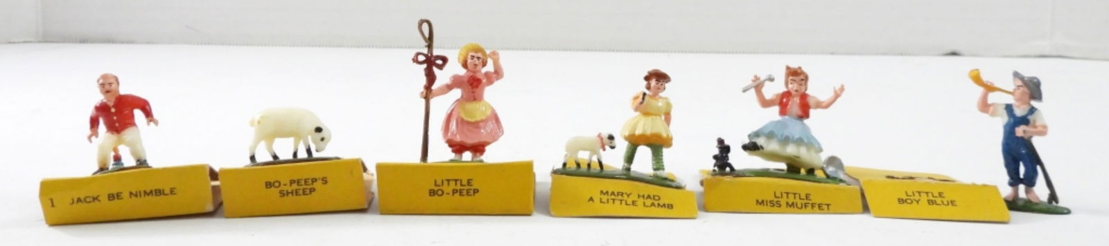 (6) MARX FAIRYKINS 1960s PLASTIC TOYS (1 of 2)