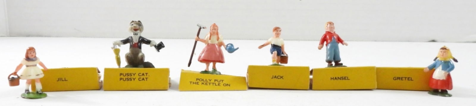 (6) MARX FAIRYKINS 1960s PLASTIC TOYS (1 of 2)