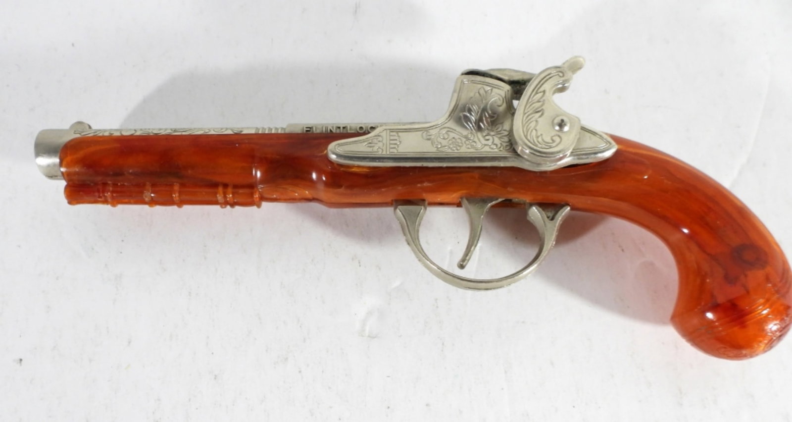 FLINTLOCK Jr PIRATES TOY GUN: WORKING CONDITION 7" LONG