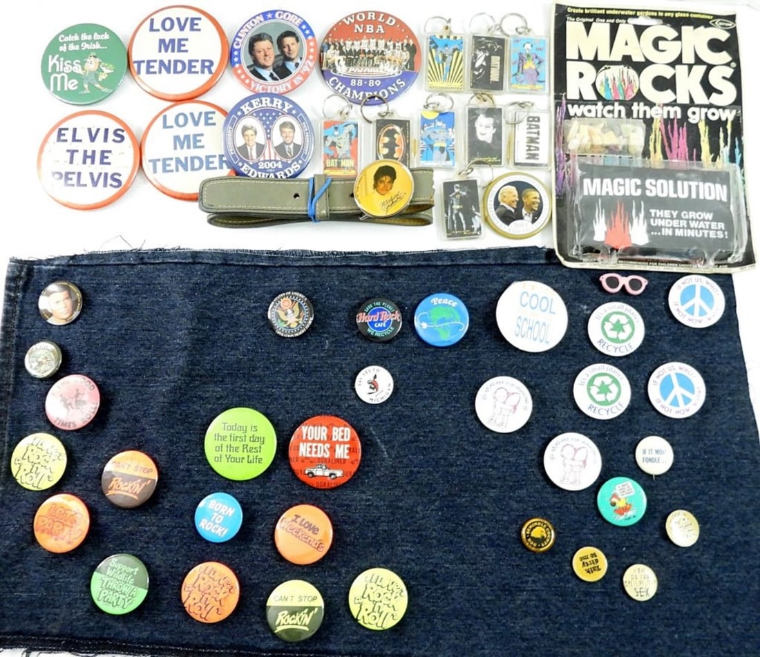 MICHAEL JACKSON,BUTTONS & MAGIC ROCKS (1 of 3)
