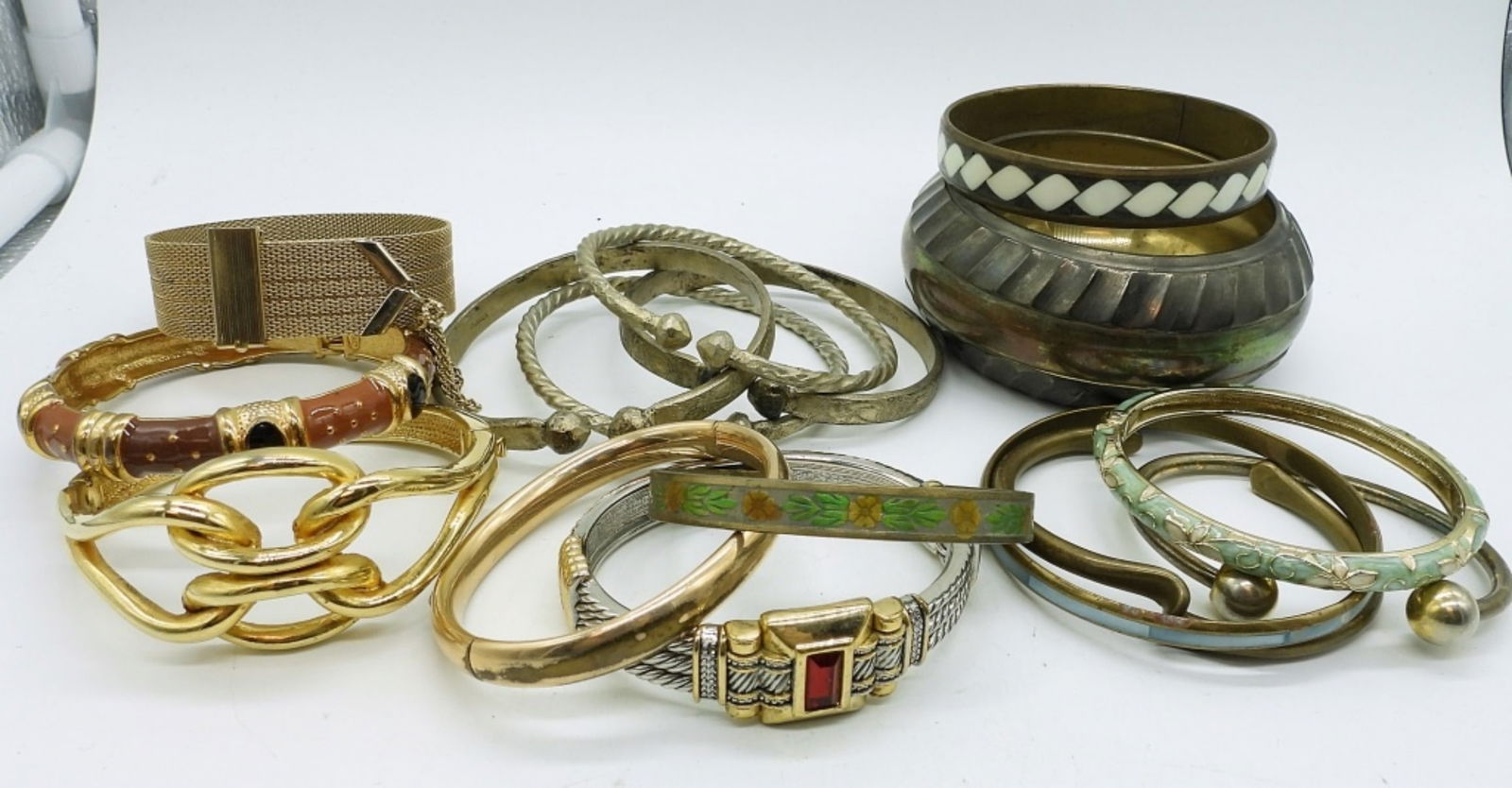 (16) BANGLE BRACELETS-ALL STYLES (1 of 2)