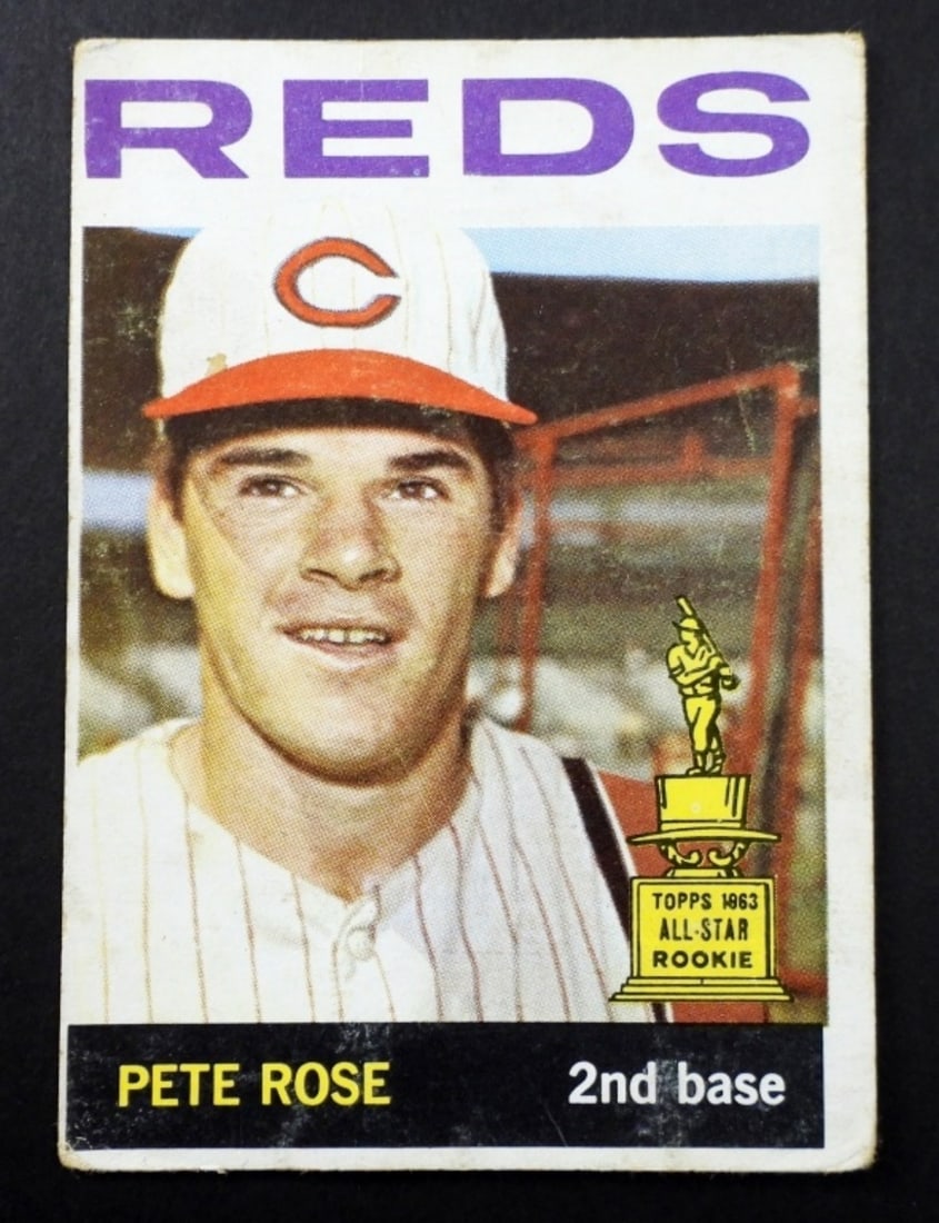1964 TOPPS#125 PETE ROSE,  REDS,  VG. (1 of 2)