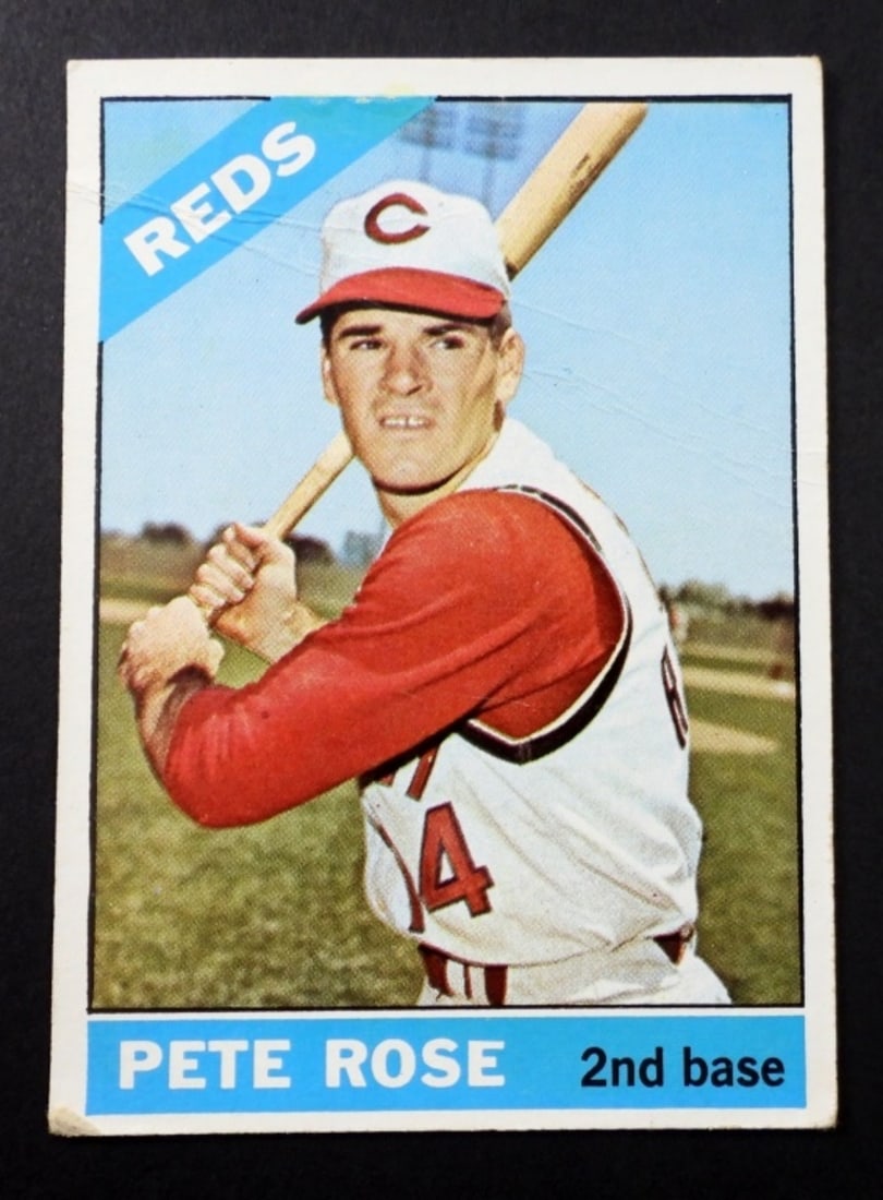 1966 TOPPS#30 PETE ROSE, REDS  G/VG (1 of 2)