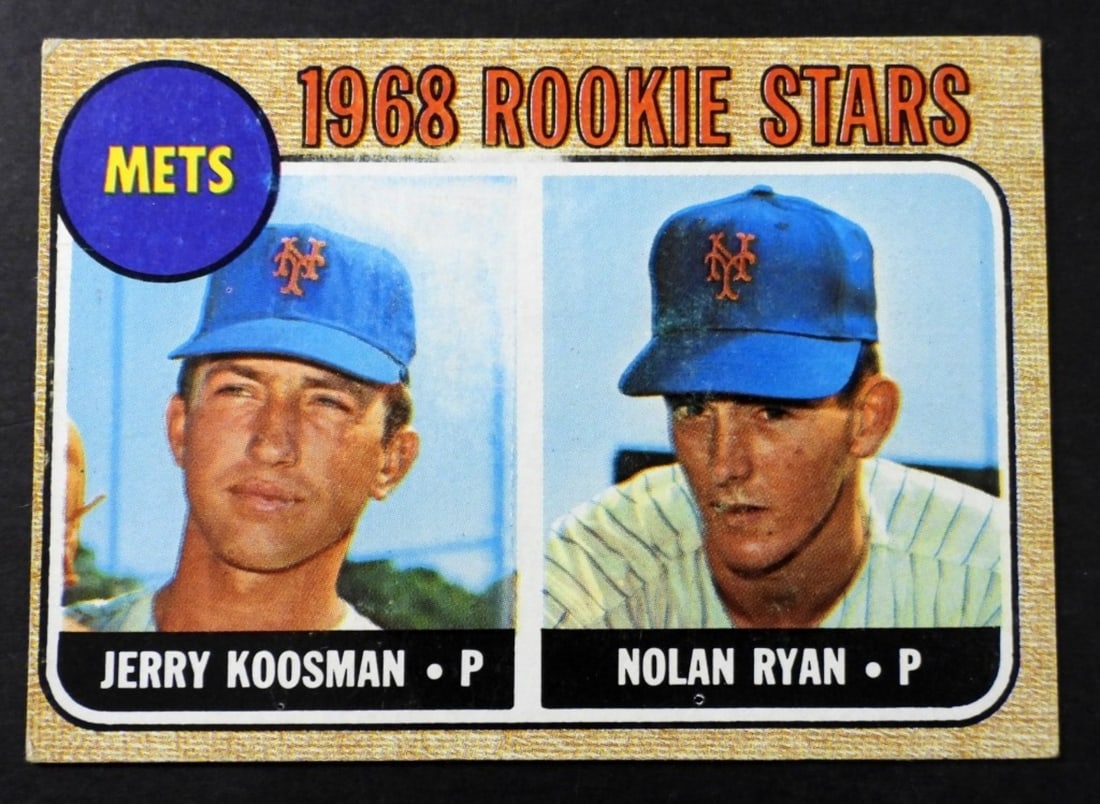 1968 TOPPS#177 NOLAN RYAN ROOKIE VG/EX (1 of 2)