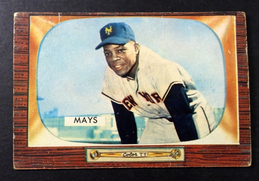 1955 BOWMAN #184 WILLIE MAYS VG (1 of 2)