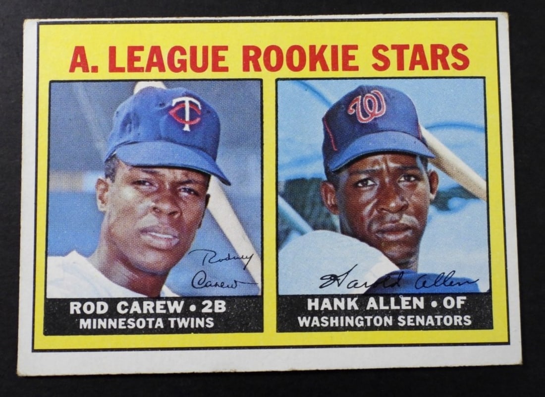 1967 TOPPS#569 ROD CAREW ROOKIE VG/EX (1 of 2)