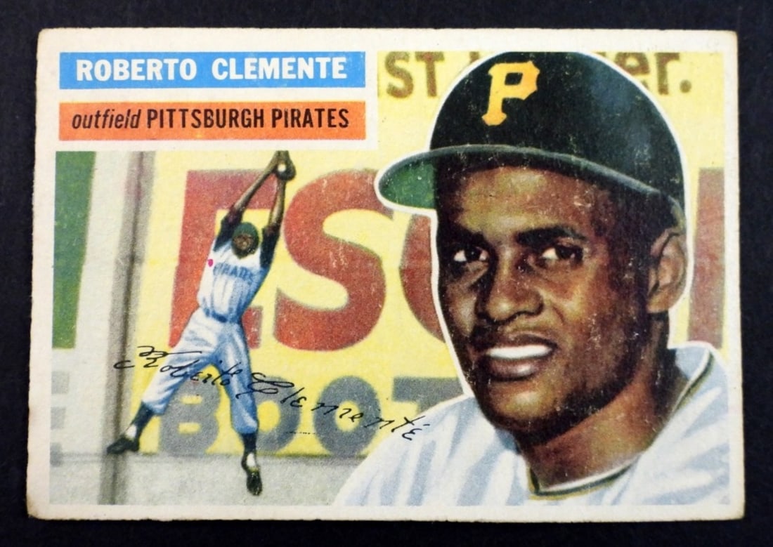 1956 TOPPS #33 ROBERTO CLEMENTE VG (1 of 2)