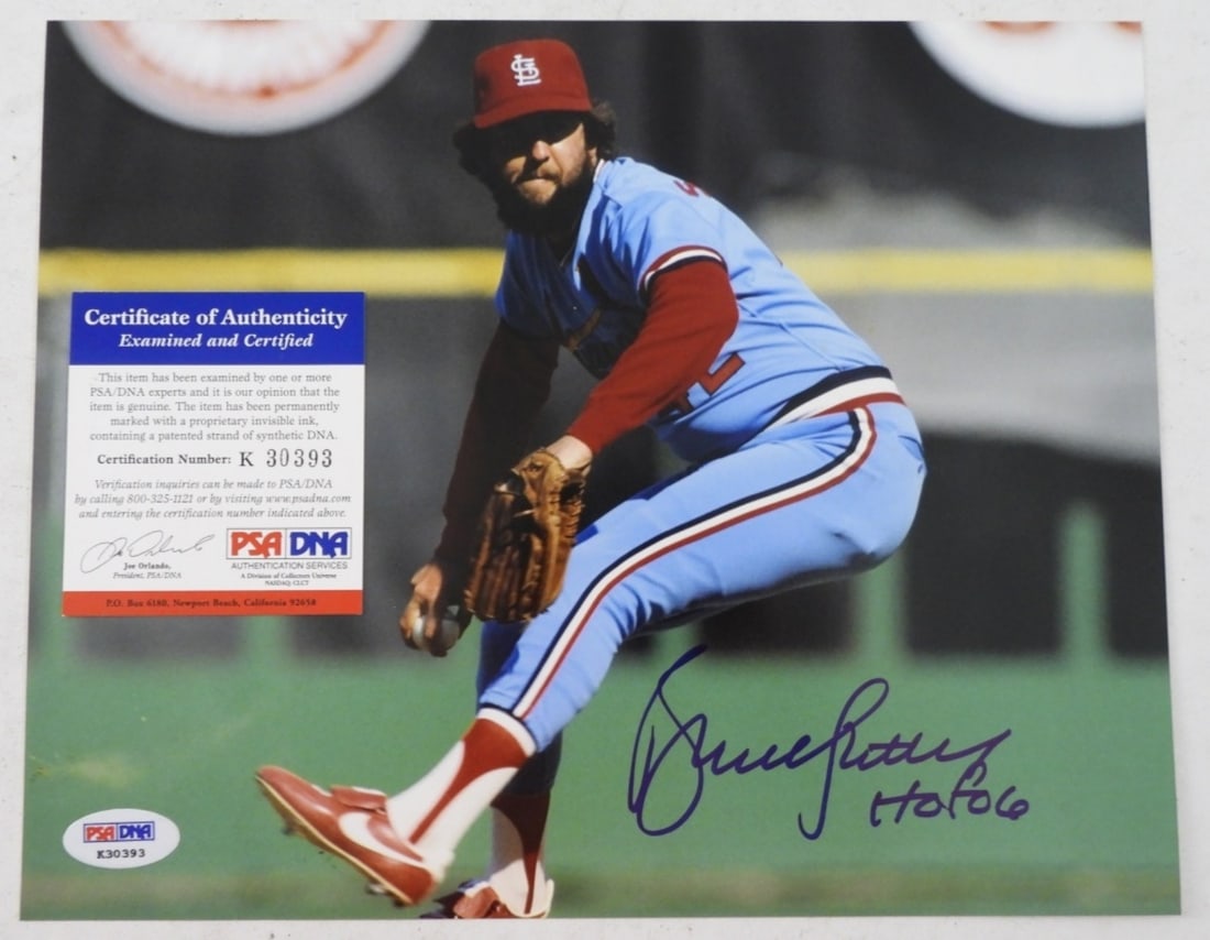 BRUCE SUTTER SIGNED 8X10 W/ COA (1 of 2)