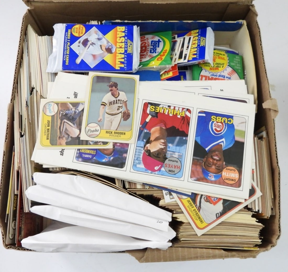 LARGE FLAT RATE BOX FILLED with CARDS (1 of 2)