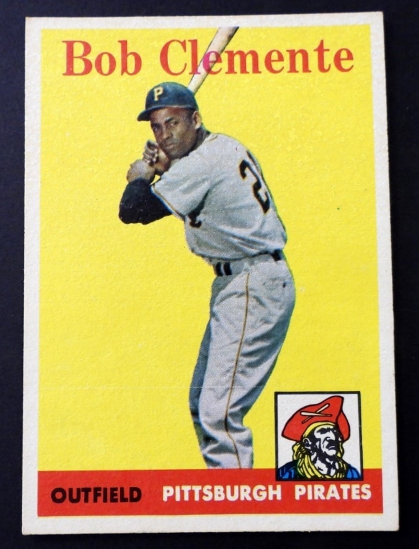 1958 TOPPS #52 ROBERTO CLEMENTE (1 of 2)