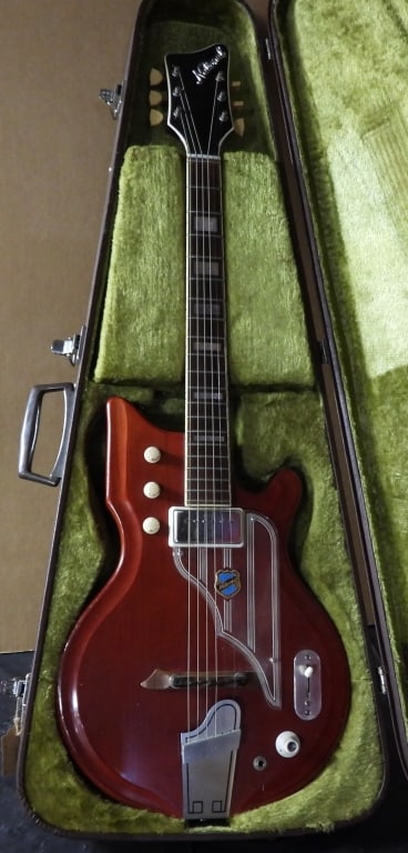 NATIONAL ELECTRIC GUITAR- RED (1 of 8)