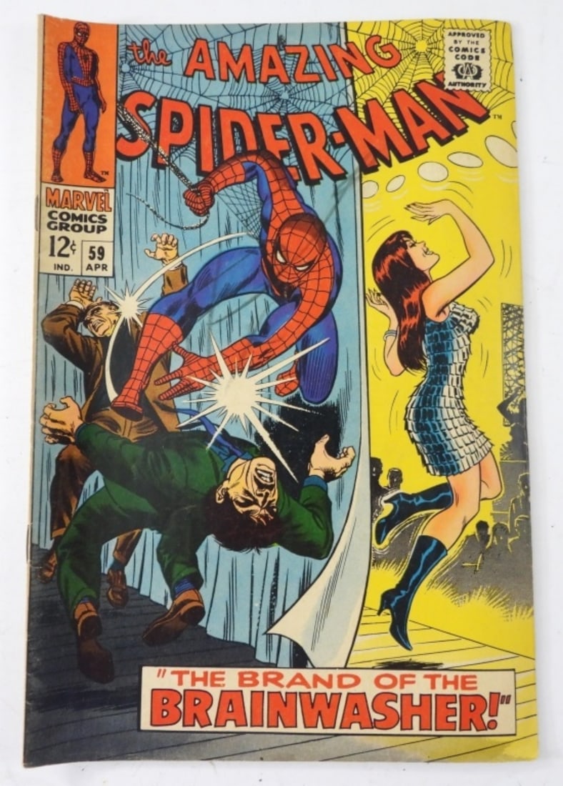 1968 AMAZING SPIDER-MAN #59: 1st COVER APP MARY JANE WATSON - VG