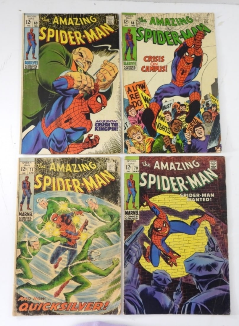 (4) AMAZING SPIDER-MAN 12c ISSUES (1 of 2)