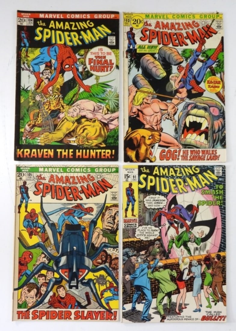 (4) AMAZING SPIDER-MAN MARVEL ISSUES (1 of 2)