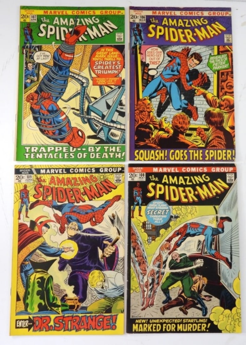 (4) AMAZING SPIDER-MAN MARVEL ISSUES (1 of 2)